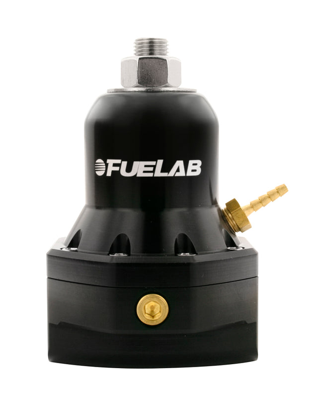 Fuelab 565 EFI Adjustable FPR 40-80 PSI (2) -10AN In (1) -10AN Return Max Flow Bypass - Black - Rowdy Warehouse 