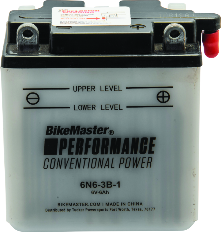 BikeMaster 6N6-3B-1 Battery - Rowdy Warehouse 