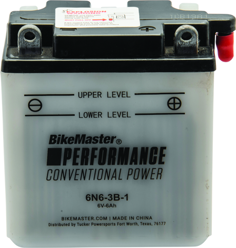 BikeMaster 6N6-3B-1 Battery - Rowdy Warehouse 