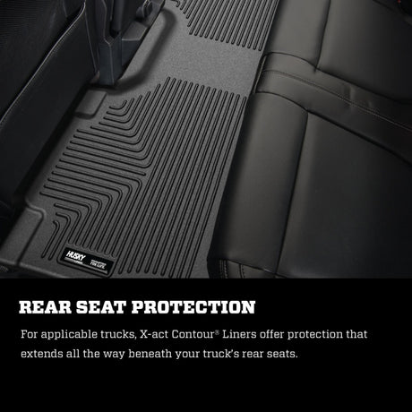 Husky Liners 2023 Honda Pilot X-Act Contour Black Floor Liners - Rowdy Warehouse 