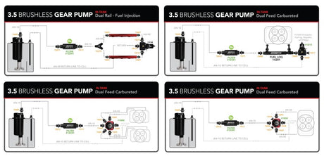 Aeromotive Brushless Spur Gear Fuel Pump w/TVS Controller - In-Line - 3.5gpm - Rowdy Warehouse 