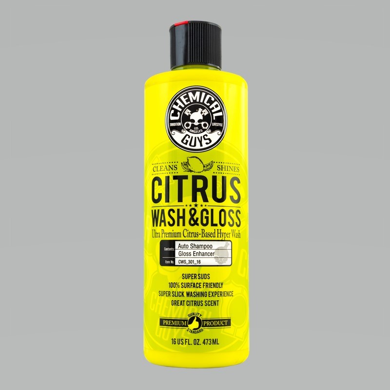 Chemical Guys Citrus Wash & Gloss Concentrated Car Wash - 16oz - Rowdy Warehouse 