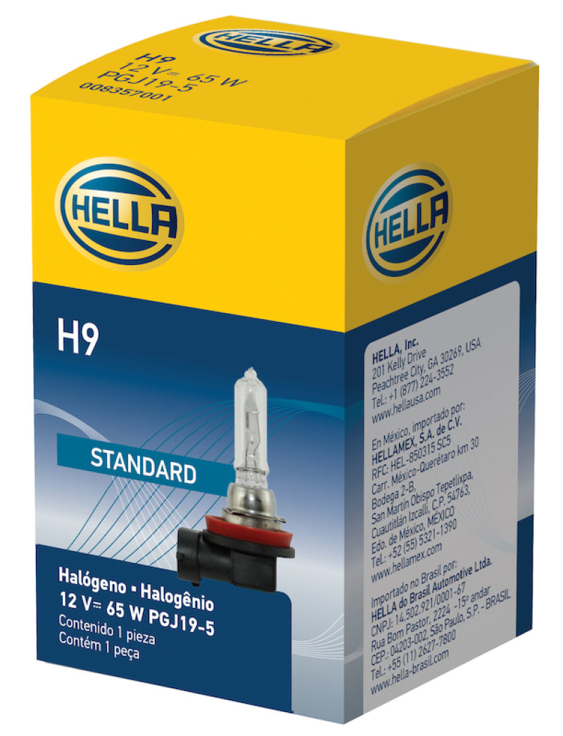 Hella Bulb H9 12V 65W PGJ19-5 T4 - Rowdy Warehouse 