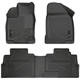 Husky Liners 07-13 Ford Edge / 07-13 Lincoln MKX Weatherbeater Black Front & 2nd Seat Floor Liners