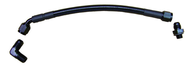 Fleece Performance 03-15 Cummins Turbo Oil Feed Line Kit for S300/S400 Turbos in 2nd Gen Location - Rowdy Warehouse 