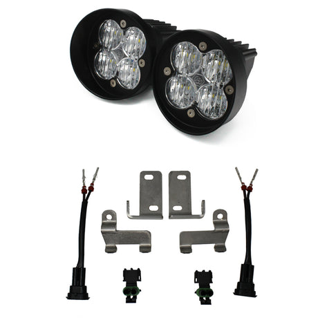 Baja Designs 12+ Toyota Tacoma Squadron Sport WC LED Light Kit - Clear - Rowdy Warehouse 