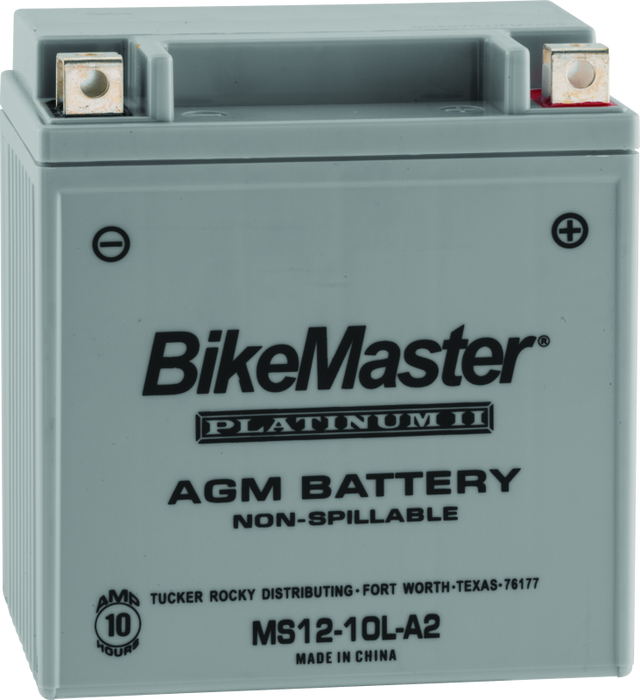 BikeMaster AGM Battery - MS12-10L-A2 - Rowdy Warehouse 