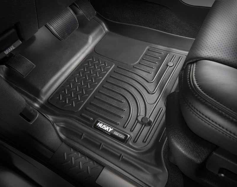 Husky Liners 07-12 Jeep Wrangler WeatherBeater Black Floor Liners