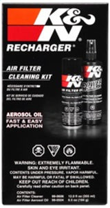 K&N Aerosol Oil Recharger Service Kit - Rowdy Warehouse 