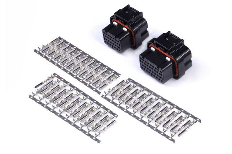 Haltech AMP 26 & 34 Pin 4 Row 3 Keyway Superseal Connector Set Plug & Pins - Rowdy Warehouse 