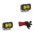 Baja Designs S2 Sport Driving Combo Pattern Pair LED Work Light - Amber - Rowdy Warehouse 