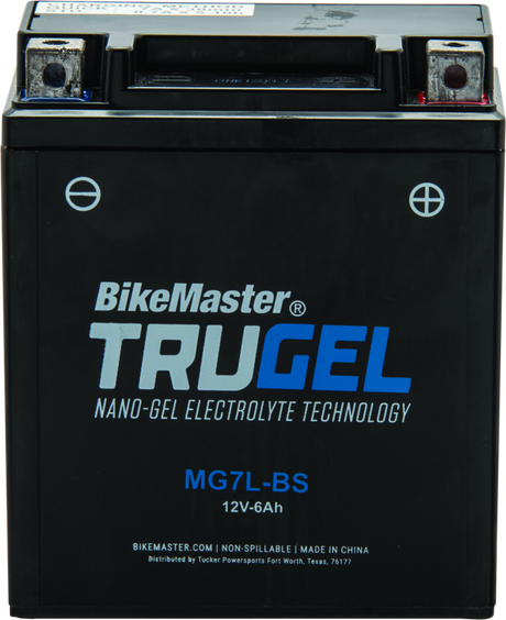 BikeMaster Trugel Battery MG7L-BS - Rowdy Warehouse 