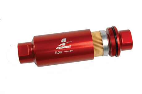 Aeromotive In-Line Filter - (AN-10) 10 Micron fabric Element - Rowdy Warehouse 