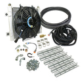 BD Diesel Xtruded Trans Oil Cooler - 1/2 inch Cooler Lines