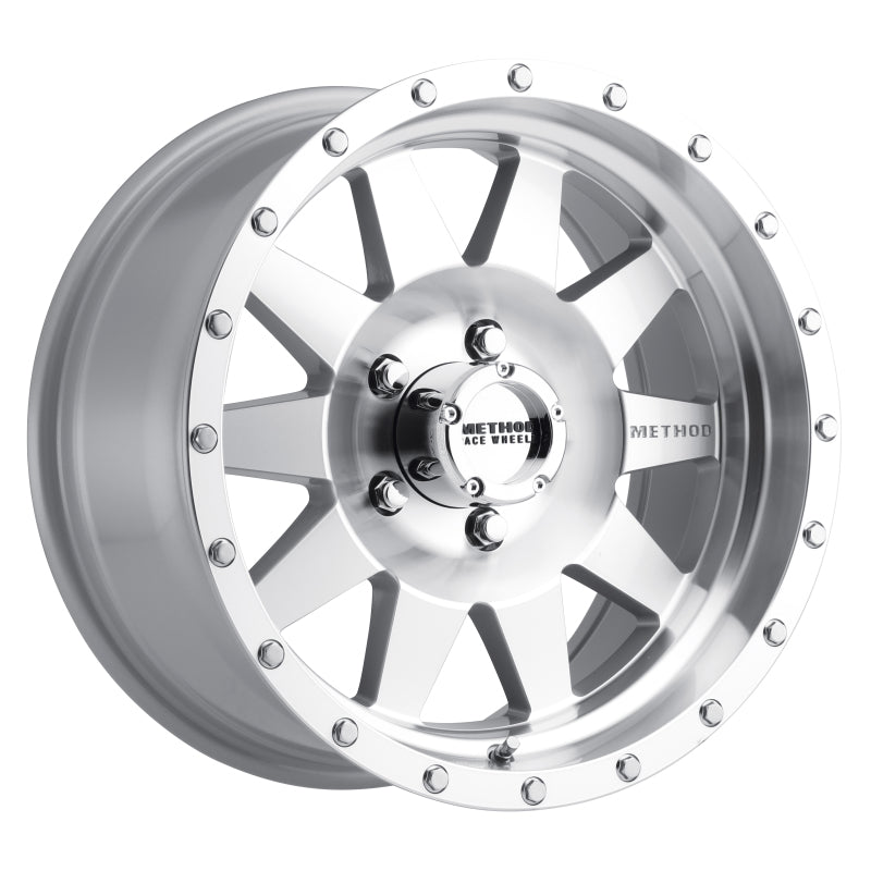 Method MR301 The Standard 15x7 -6mm Offset 5x4.5 83mm CB Machined/Clear Coat Wheel