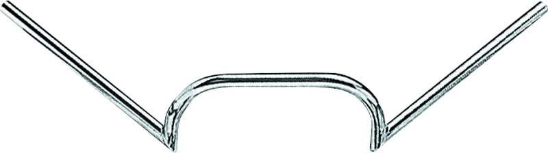 BikeMaster Clubman Handlebar - Chrome - Rowdy Warehouse 