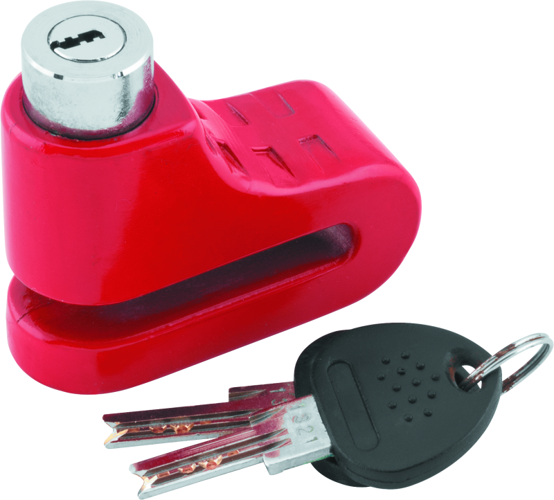 Bully Lock Disc Lock 5.5mm - Red - Rowdy Warehouse 