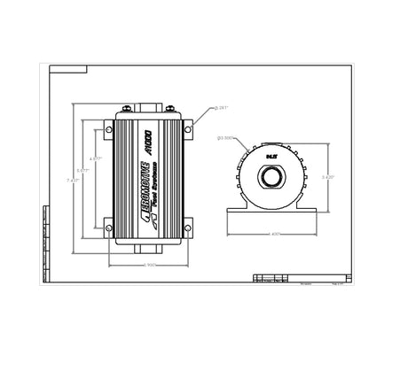 Aeromotive A1000 Fuel Pump - EFI or Carbureted Applications - Rowdy Warehouse 