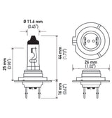 Hella Optilux 12V/55W H7 Extreme Blue Bulb (Pair) - Rowdy Warehouse 