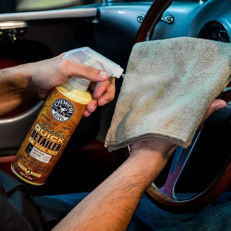 Chemical Guys Leather Quick Detailer Care Spray - Matte Finish - 16oz - Rowdy Warehouse 