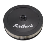 Edelbrock Air Cleaner Pro-Flo Series Round Steel Top Paper Element 10In Dia X 3 5In Black - Rowdy Warehouse 