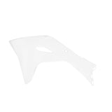 Cycra 2024 Kawasaki KX450 Radiator Shrouds - White - Rowdy Warehouse 