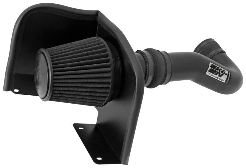 K&N 07-08 Chevy Silverado 1500 4.8L/5.3L V8 / 07-08 GMC Yukon 4.8L/5.3L V8 Black Perf Intake Kit