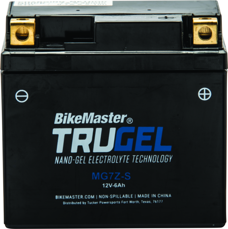 BikeMaster Trugel Battery MG7Z-S - Rowdy Warehouse 