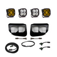 Baja Designs 2020+ Ford Super Duty Fog Lights FPK Amber SAE/Pro DC Baja Designs w/Upfitter - Rowdy Warehouse 