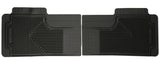 Husky Liners 80-12 Ford F-150/00-05 Ford Excursion Heavy Duty Black 2nd Row Floor Mats - Rowdy Warehouse 