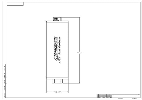 Aeromotive 700 HP EFI Fuel Pump - Black - Rowdy Warehouse 