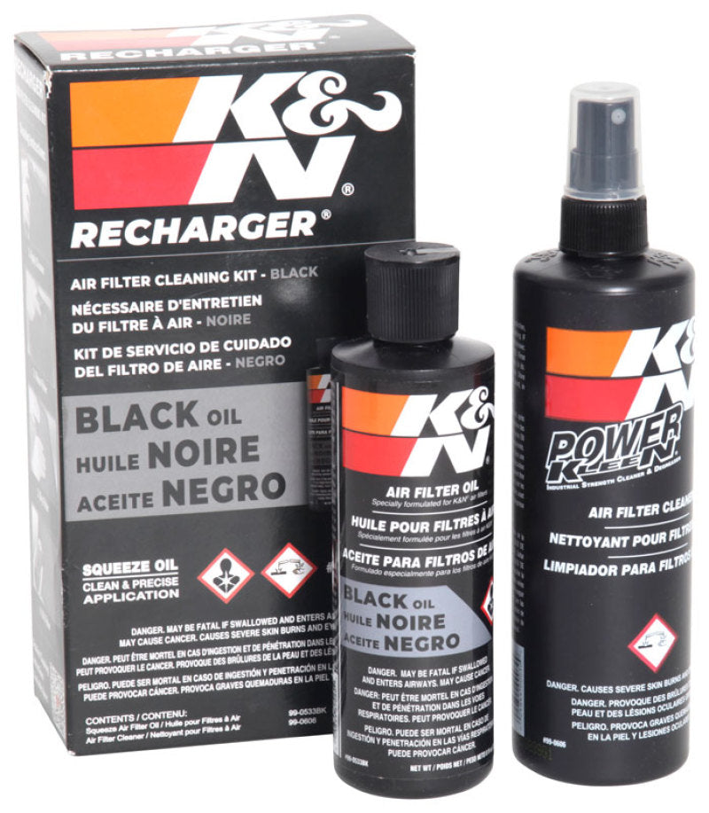 K&N Filter Cleaning Kit - Squeeze Black - Rowdy Warehouse 