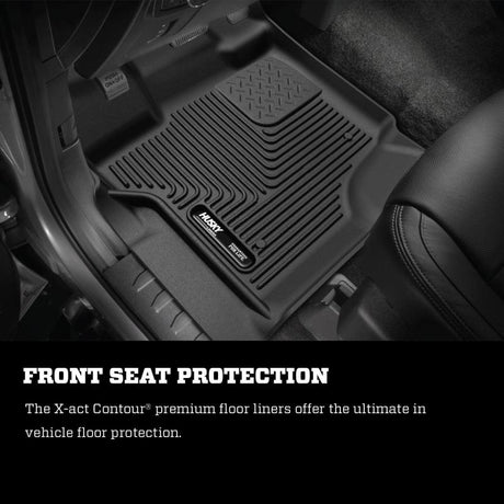 Husky Liners 2023 Honda Pilot X-Act Contour Black Floor Liners - Rowdy Warehouse 