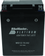 BikeMaster AGM Battery - MS12-14-A2 - Rowdy Warehouse 