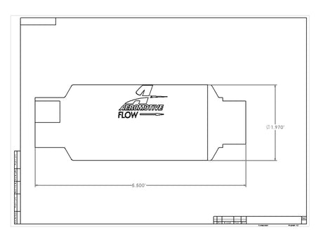 Aeromotive In-Line Filter - (AN-10) 10 Micron fabric Element - Rowdy Warehouse 