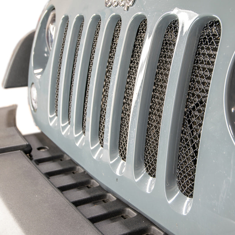 DV8 Offroad 2007-2018 Jeep JK Black Mesh Grille