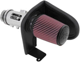 K&N 13-14 Honda Accord 3.5L V6 69 Series Typhoon Air Intake System - Silver Cold Air Intake Kit - Rowdy Warehouse 