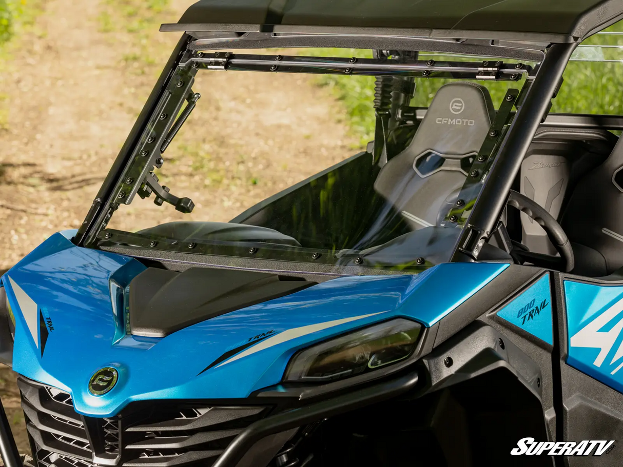 CFMoto ZForce 950 Sport Scratch-Resistant Flip Windshield