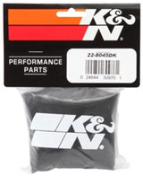 K&N 6in ID x 6inH Closed Top Black DryCharger Air Filter Wrap - Rowdy Warehouse 