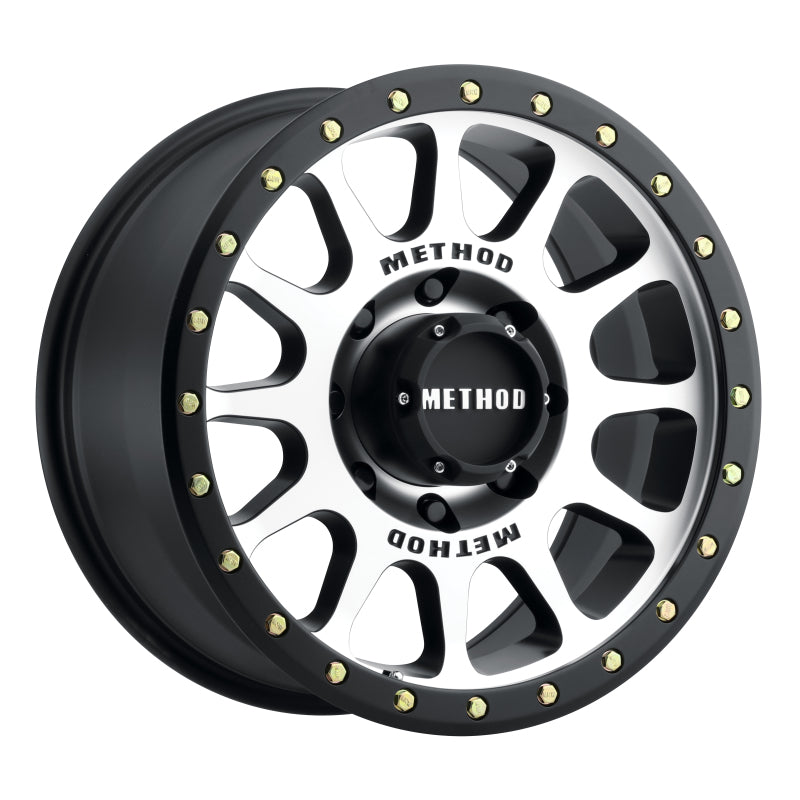 Method MR305 NV 17x8.5 0mm Offset 8x170 130.81mm CB Machined/Black Street Loc Wheel