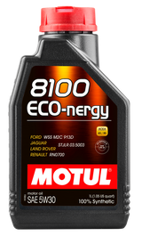 Motul 1L Synthetic Engine Oil 8100 5W30 ECO-NERGY - Ford 913C