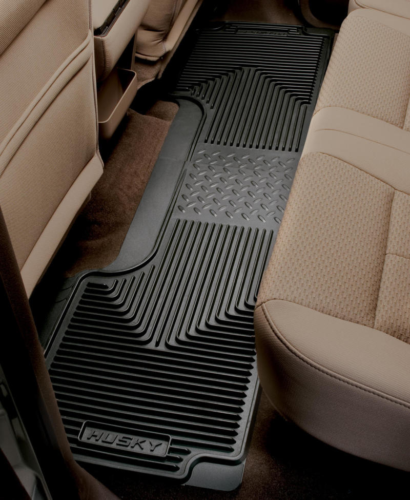 Husky Liners 80-12 Ford F-150/00-05 Ford Excursion Heavy Duty Black 2nd Row Floor Mats - Rowdy Warehouse 