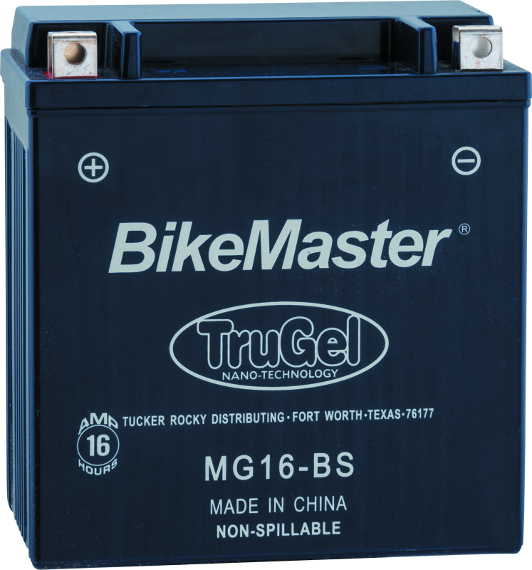 BikeMaster Trugel Battery MG16-BS - Rowdy Warehouse 