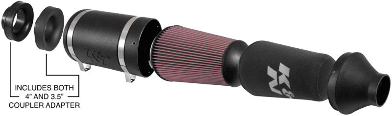 K&N Universal Off-Road Air Intake (Replaces 85-6853) - Rowdy Warehouse 