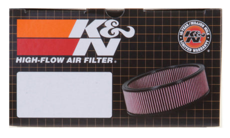 K&N Custom Racing Assembly - Round Tapered - Red 1.656in Neck Flange - 2.25in Over Height - Rowdy Warehouse 