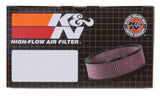 K&N Custom Racing Assembly - Round Tapered - Red 1.375in Neck Flange - 2.25in Over Height - Rowdy Warehouse 