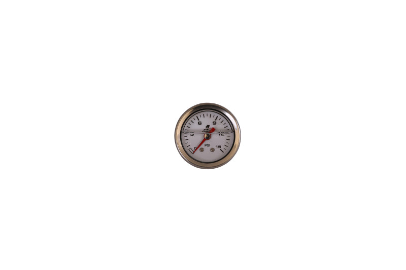 Aeromotive 0-15 PSI Fuel Pressure Gauge - Rowdy Warehouse 