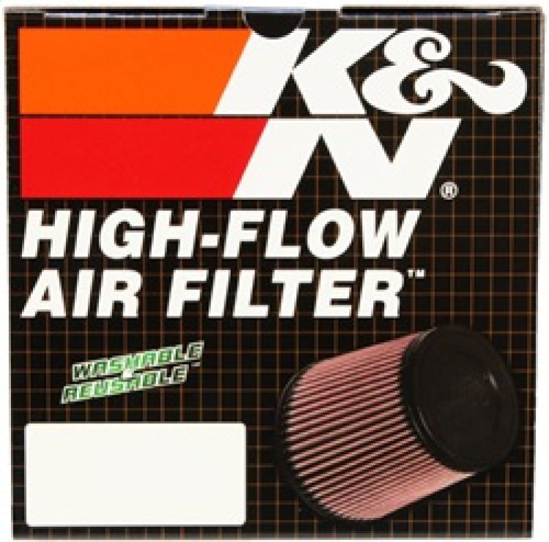 K&N Universal Clamp-On Air Filter 3in FLG / 6in B / 4-1/2in T / 6in H