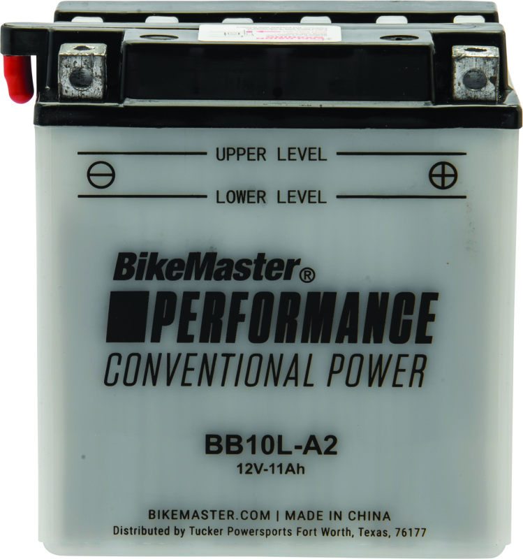 BikeMaster BB10L-A2 Battery - Rowdy Warehouse 