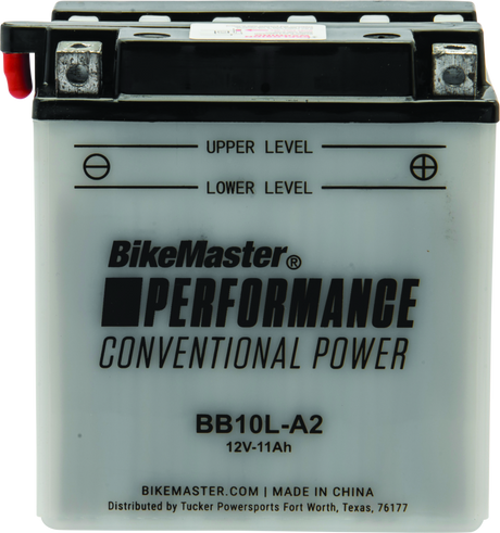 BikeMaster BB10L-A2 Battery - Rowdy Warehouse 